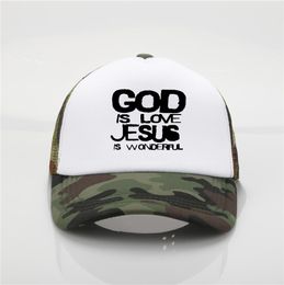 Fashion hats God is Love Jesus Evolution Real Men Pray Print Baseball caps Men and women Summer Trend Cap New sun hat3326835