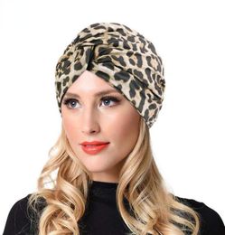 BeanieSkull Caps Fashion Silky Lined ed Turban Bonnets For Women Leopard Head Wrap Cover Winter Cap Headwear Bonnet FemmeBea4922109