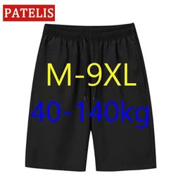 M10XL Men Shorts Plus Size Casual Summer Pants Gym Pantalones Cortos Hombre Big Clothing 240514