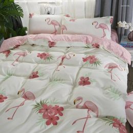 Bedding Sets Mylb Geometric Pattern Bed Sheet Children Student Dormitory Linings Cartoon 3/4pcs Pillowcases Cover Set