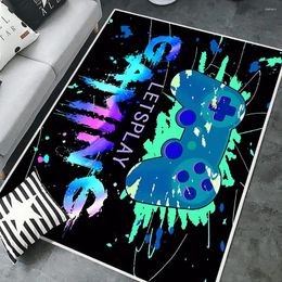 Carpets Cartoon Game Controller Carpet Creative Anti-slip Crawling Floor Mat Household Bedroom Living Room Lounge Home Decor