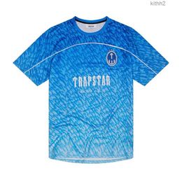 Mens T-shirts Limited New Trapstar London T-shirt Short Sleeve Unisex Blue Shirt for Men Fashion Harajuku Tee Tops Male t Shirts Y2k G230307 JLDY