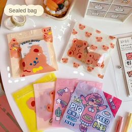 Gift Wrap Cute Cartoon Snack Bag Plastic Easy To Carry Does Not Take Up Space Creative And Selected Materials Food Storage Organiser
