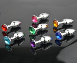 20pcs Small size Stainless Steel Attractive Butt Plugs Jeweled Anal Plug Rosebud buttplug NICE SEX TOY PRODUCTS 6555866