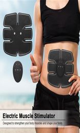 Electric Abdominal Muscle Stimulator Exerciser Trainer Smart Fitness Gym Stickers Pad Body Slimming Massager Belt Unisex8500837