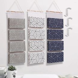 Storage Bags Hanging Wall Cotton Linen Home Bedroom Kitchen Bathroom Miscellaneous