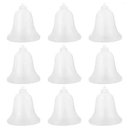 Gift Wrap 10 Pcs Bell Transparent Pendant Christmas Tree Clear Decorations Candy Storage Holder Box