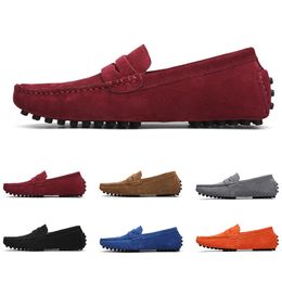 GAI casual shoes for men low black greys red blue orange brown dark green flat sole mens outdoor shoes