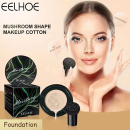 Air Cushion Foundation Makeup BB Cream Mushroom Puff Covering Blemishes and Brightening Natural Nude Color 240510