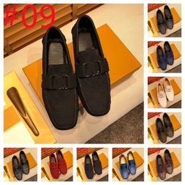 68Model echte Leder-Herren-Designer-Lehre Schuhe handgefertigte Moccasins Herren-Kleiderschuhe für Männer auf luxuriöses Design Casual Mocasie Größe 38-46