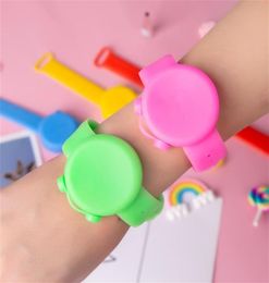 Gel Sanitizer Wristbands Silicone Sanitizers Holder with Dispenser Reusable Hand Dispensing Portable Bracelet Multi Colora302436772