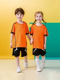 Clothing Sets 2pcs Girls/boys Comfy Breathable Quick-dry Soccer Jersey Set For Running Competition Gift