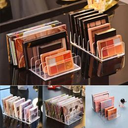 Kitchen Storage 7/8 Grids Cosmetics Rack Makeup Blush Holder Eye Shadow Tray Display Box Eyeshadow Palette Organiser