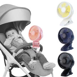 Summer Fan for Cart Stroller Outdoor Portable Mini Hand Clip Fan USB Charging Quiet Desktop Electric Fan for Baby Accessories 240513