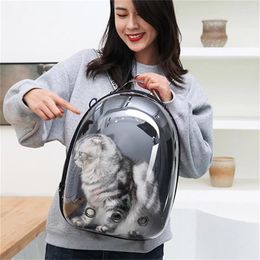 Cat Carriers Pet Carrier Bags Portable Breathable Small Dog Travel Space Cage Transparent Bag