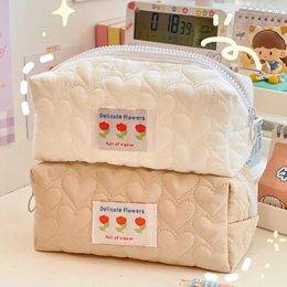 Storage Bags Student Pencil Bag Portable Stationery Ins Large Capacity Box Gift Cosmetic Organiser Travel