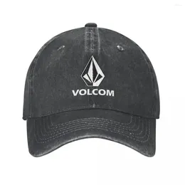 Ball Caps Vintage Volcoms Diamond Logo Baseball Unisex Style Distressed Cotton Snapback Hat Outdoor Workouts