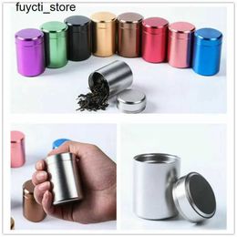 Storage Boxes Bins Function Breathable odorproof aluminum ashtray herbal storage container tobacco ashtray pill box S24513