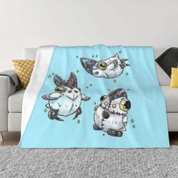 Blankets Game Blanket Flannel Spring Autumn Subnautica Below Zero Pengwings Warm Throws For Winter Bedding