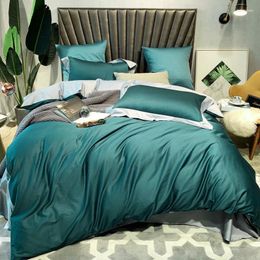 Bedding Sets The Four-piece Bedroom Bed Sheet Set Light Luxury Satin Plush Warm Quilt Fashionable And Simple Family El