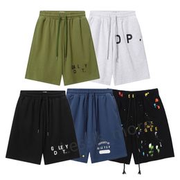 Designer mens shorts Knee Length Summer Running Fitness Sports Casual Beach pants black orange Cotton Sweat absorption women Shorts Clothes Loose