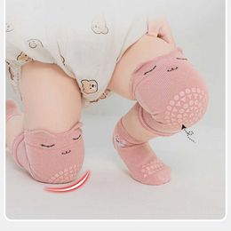 Kindersocken 0-3 Jahre Babykniegelads für Kindersicherheit Krabbeln Ellbogenpolster für Säuglinge und Kleinkinder Kniepolster für Wärme und Baby-Kniepadsl2405