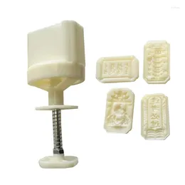 Baking Tools Convenient Mooncakes Making Moulds Delicate Graduation Pastries Cookie Stamp Set