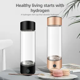 Water Bottles Hydrogen Generator With PEM SPE Technology 330ml Rechargeable Bottle Portable Hydrogen-Rich