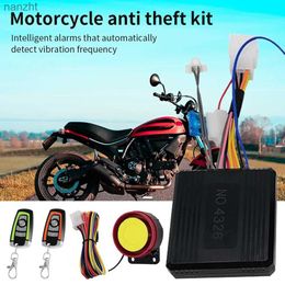 Alarm systems 12V motorcycle alarm without installation of 1 anti-theft alarm for motorcycle Borgra alarm motorcycle safety alarm system WX