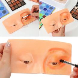 Makeup Brushes The Perfect Aid To Practicing Silicone Face Eye Practice Board Lash View Eyelids For Eyes