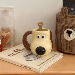 Mugs Designer Models Dog Ceramics Breakfast Cups Juices Milk Cartoon Coffee High Value
