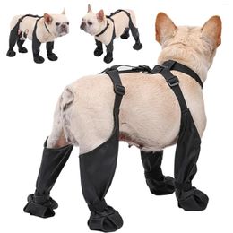 Dog Apparel Anti-Slip Boots Anti-Dirt And Anti-Drop Outdoor Walking Pet Protectors Suspender For Dogs