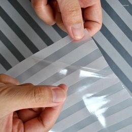 Window Stickers 5 Metres Glass Frosted Door Film Stripes PVC Sticker DIY Privacy Films For Bedroom Bathroom Home NOV99