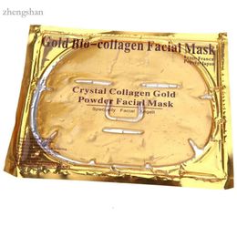 new arrive biocollagen face crystal gold powder collagen facial mask Moisturising antiaging drop shipping 33a0