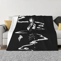 Blankets XXXHOLIC Ichihara Yuko Watanuki Kimihiro Anime Blanket Flannel Decoration Smoke Portable Home Bedspread