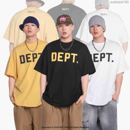 Fashion Top Branded Original Galle Dapt t Shirts 24ss Classic Loose American Couple Mens and Womens Personalised Short Sleeved T-shirt with Real Logo