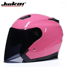 Motorcycle Helmets Helmet Male Female Four Seasons Capacete Para Motocicleta Cascos Moto Double Lens RACING HALF