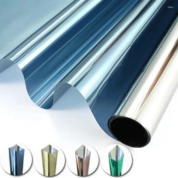 Window Stickers One-Way Mirror Film 2M/3M/5M Thermal Insulation Anti-UV Privacy Self-Adhesive Decorative Shades For Homes And Offices