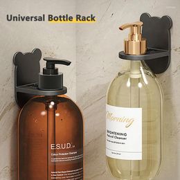 Liquid Soap Dispenser Bathroom Universal Shower Gel Bottle Rack Adjustable Shampoo Holder For Kitchen Hand Sanitizer Hook Free Punching