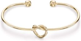 PAVOI 14K Gold Plated Forever Love Knot Infinity Womens Bracelet | Womens Gold Bracelet