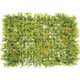 Decorative Flowers Greenery Wall Faux Grass Decor Backyard Decorations The Fence Patio Privacy Panels Artificial Hedge Plastic Ivy Screen