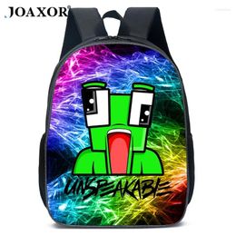 Backpack JOAXOR Cartoon Classical Basic Daypack Game Laptop Bag For Men Women Teens 17 Inch Travel Pack