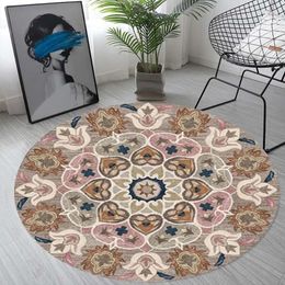 Carpets Nordic Moroccan Style Bedroom Carpet Vintage Living Room Large Area Cloakroom Washable Non Slip Floor Mat