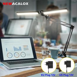 Table Lamps ACALOX 24W Reading Desk Lamp EU/US 12V Screen Hanging Po Fill Light Night Lights For Home Work Office