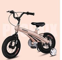 Strollers# Doki Toy Childrens Bicycle 2-10 Years Old Boys And Girls Bicycle 12 Inch Baby Bicycle Popular 2023 T240509