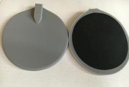 9595 mm 10 Piece Round Silicon electrode pads circle tens carbon electrodessilicone rubber electrodes pads for tens machine1501218