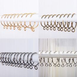 Open Curtain Ring Window Curtain Hooks Accessories Metal Hanging Ring Curtains Clips Tools 38mm Curtain Hook5972661
