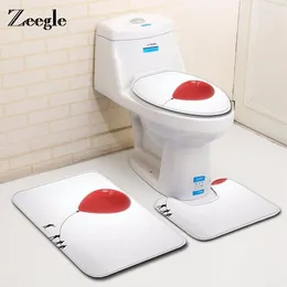 Bath Mats Zeegle Anti-slip Bathroom Floor Mat Machine Washable Microfiber Toilet Door Outdoor Shower Room Rugs And