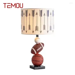 Table Lamps TEMOU Creative Cartoon Desk Lamp Contemporary Resin LED Light For Home Children Bed Room Decoration