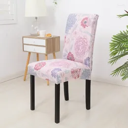 Chair Covers Floral Cover Stretch For Kitchen Stools Elastic Chairs Slipcover Home Wedding Decoration Accessories